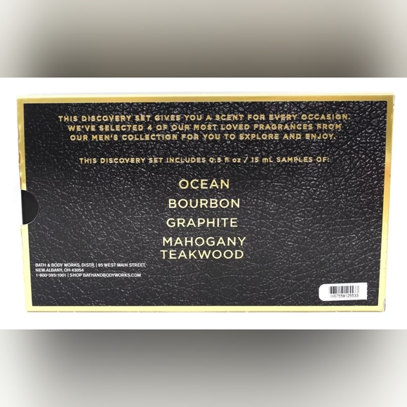 Bath & Body Works Men's Collection 4 Cologne Discovery Set - Picture 3 of 3